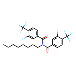 Benzamide, 3-fluoro-4-trifluoromethyl-N-(3-fluoro-4-trifluoromethylbenzoyl)-N-octyl-