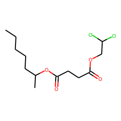 Succinic acid, hept-2-yl 2,2-dichloroethyl ester