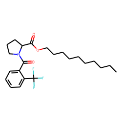 L-Proline, N-(2-trifluoromethylbenzoyl)-, decyl ester