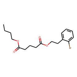 Glutaric acid, 2-(2-bromophenyl)ethyl butyl ester