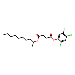 Succinic acid, dec-2-yl 2,4,5-trichlorophenyl ester