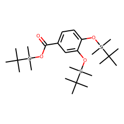 3,4-Dihydroxybenzoic acid, bis(tert-butyldimethylsilyl) ether, tert-butyldimethylsilyl ester