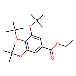 3,4,5-Trihydroxybenzoic acid ethyl ester (3TMS)