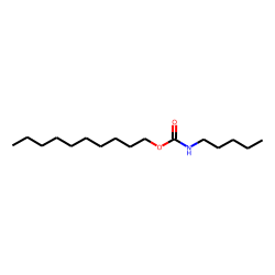 Carbonic acid, monoamide, N-pentyl-, decyl ester