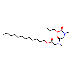 Sarcosylsarcosine, n-propoxycarbonyl-,dodecyl ester