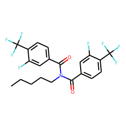 Benzamide, 3-fluoro-4-trifluoromethyl-N-(3-fluoro-4-trifluoromethylbenzoyl)-N-pentyl-