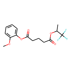 Glutaric acid, 1,1,1-trifluoroprop-2-yl 2-methoxyphenyl ester