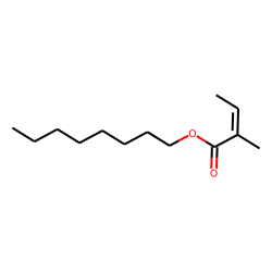 Octyl (E)-2-methylbut-2-enoate