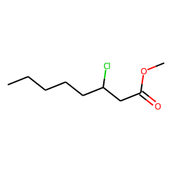 3-Chlorooctanoic acid, methyl ester
