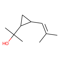 trans-2-[2'-(2"-Methyl-1"-propenyl)cyclopropyl]propan-2-ol