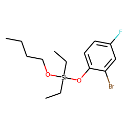 Silane, diethyl(2-bromo-4-fluorophenoxy)butoxy-