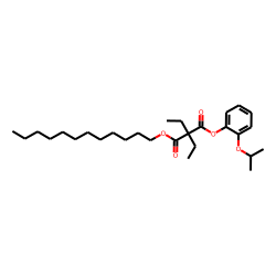 Diethylmalonic acid, dodecyl 2-isopropoxyphenyl ester