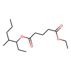 Glutaric acid, ethyl 4-methylhept-3-yl ester
