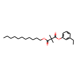 Dimethylmalonic acid, 3-ethylphenyl undecyl ester