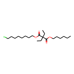 Diethylmalonic acid, 8-chlorooctyl hexyl ester