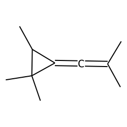 Cyclopropane, trimethyl(2-methyl-1-propenylidene)-