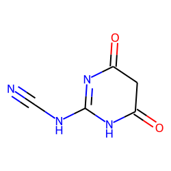 2-Pyrimidinecarbamonitrile, 4,6-dihydroxy- (keto form)