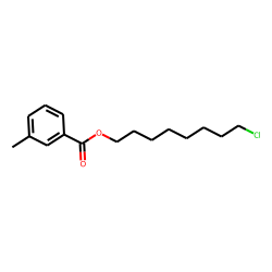 Benzoic acid, 3-methyl-, 8-chlorooctyl ester