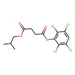 Succinic acid, isobutyl 2,3,5,6-tetrachlorophenyl ester