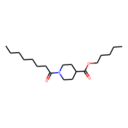 Isonipecotic acid, N-(octanoyl)-, pentyl ester