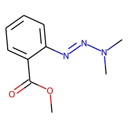 Benzoic acid, o-(3,3-dimethyl-1-triazeno)-, methyl ester