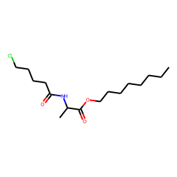 D-Alanine, N-(5-chlorovaleryl)-, octyl ester