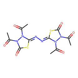 3,4-Diacetyl-5-oxo-1,3,4-thiadiazolidone-2-azine