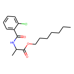 D-Alanine, N-(2-chlorobenzoyl)-, heptyl ester