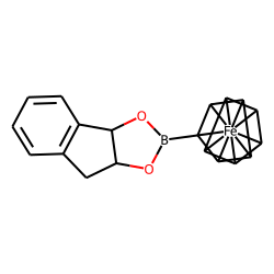 cis-1,2-Indanediol, ferrocenylboronate