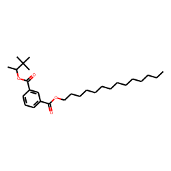 Isophthalic acid, 3,3-dimethylbut-2-yl tetradecyl ester