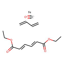 Iron, («eta»4-1,3-butadiene)carbonyl[(2,3,4,5-«eta»)-diethyl 2,4-hexadienedioate]-, stereoisomer