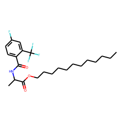 D-Alanine, N-(4-fluoro-2-trifluoromethylbenzoyl)-, dodecyl ester