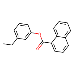 1-Naphthoic acid, 3-ethylphenyl ester