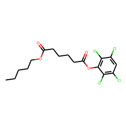 Adipic acid, pentyl 2,3,5,6-tetrachlorophenyl ester