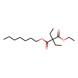 Diethylmalonic acid, ethyl heptyl ester