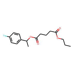 Glutaric acid, 1-(4-fluorophenyl)ethyl propyl ester