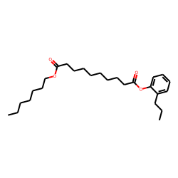 Sebacic acid, heptyl 3-propylphenyl ester