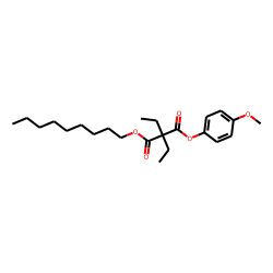 Diethylmalonic acid, 4-methoxyphenyl nonyl ester