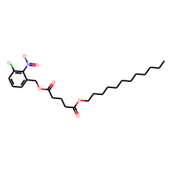 Glutaric acid, dodecyl 2-nitro-3-chlorobenzyl ester