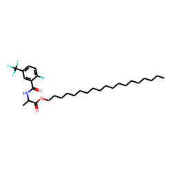 D-Alanine, N-(2-fluoro-5-trifluoromethylbenzoyl)-, nonadecyl ester