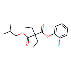Diethylmalonic acid, 2-fluorophenyl isobutyl ester