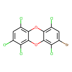 Dibenzodioxin, 2-bromo-, 1,4,6,8,9-pentachloro-