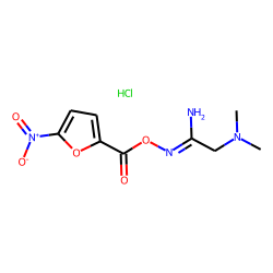 O-5-nitro-2-furoyldimethylaminoacetamidoxime hydrochloride