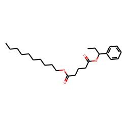 Glutaric acid, decyl 1-phenylpropyl ester