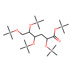 Arabino-Hexonic acid, 3-deoxy-2,4,5,6-tetrakis-O-(trimethylsilyl)-, trimethylsilyl ester
