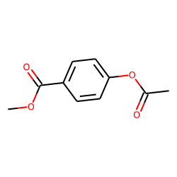 Benzoic acid, 4-(acetyloxy)-, methyl ester