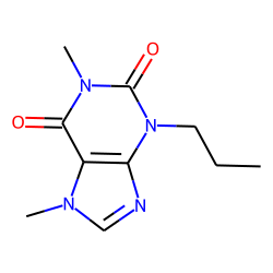 Paraxanthine, n-propyl derivative