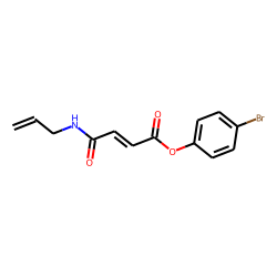 Fumaric acid, monoamide, N-allyl-, 4-bromophenyl ester