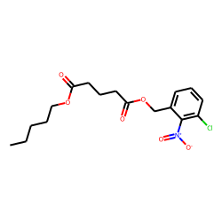 Glutaric acid, 2-nitro-3-chlorobenzyl pentyl ester