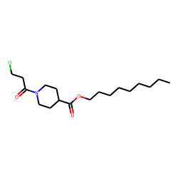 Isonipecotic acid, N-(3-chloropropionyl)-, nonyl ester